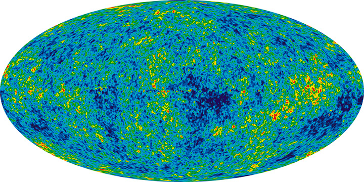 WMAP's famous baby picture of the Universe (image credit: NASA)