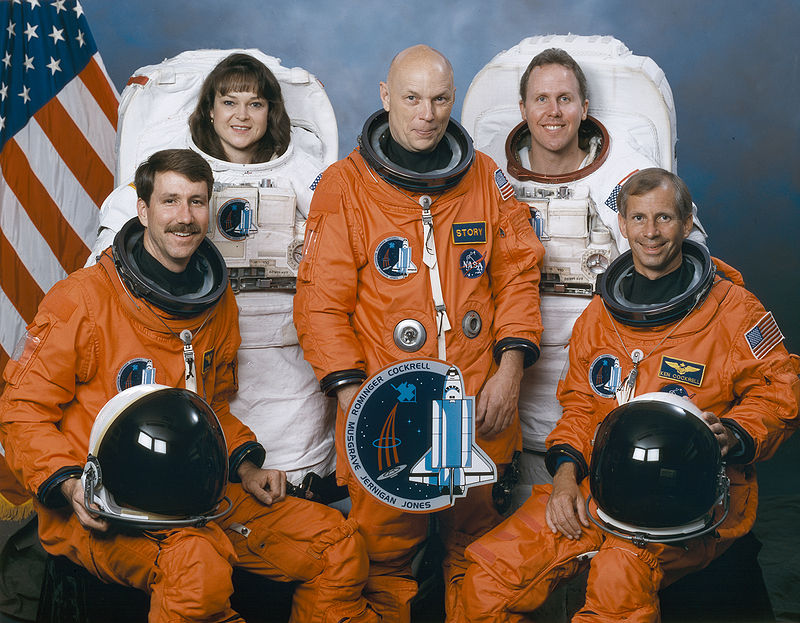 Crew of STS-80 (L-R: )